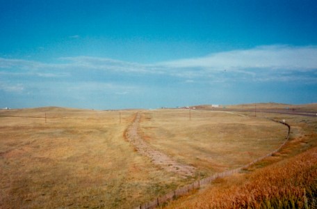 A sample mile of the Lincoln Highway.