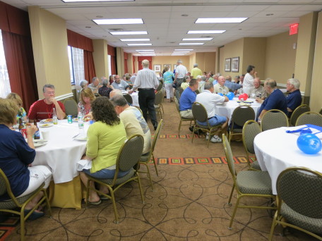 The Lincoln Highway Association centennial celebration pre-tour dinner at the Holiday Inn Meadowlands, Secaucus, New Jersey.